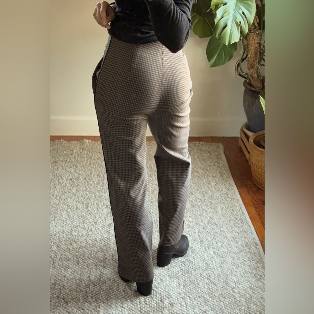 Beams Demi-Luxe Plaid Pants